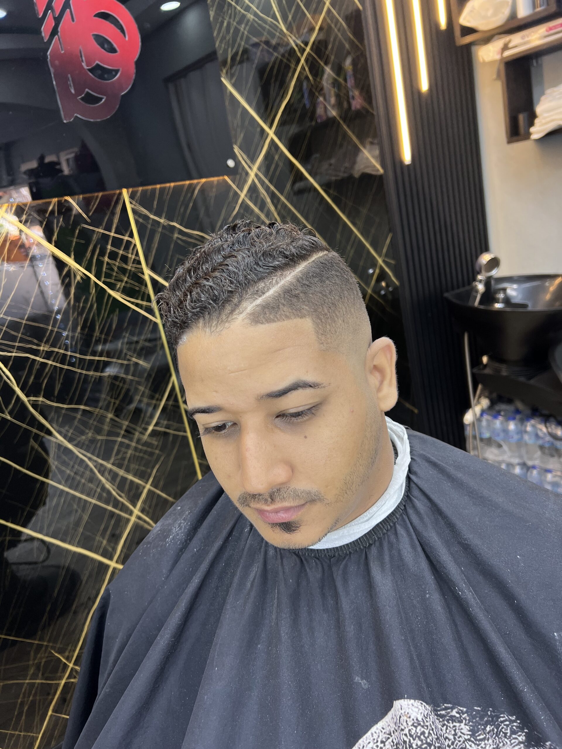 corte Fade y linea